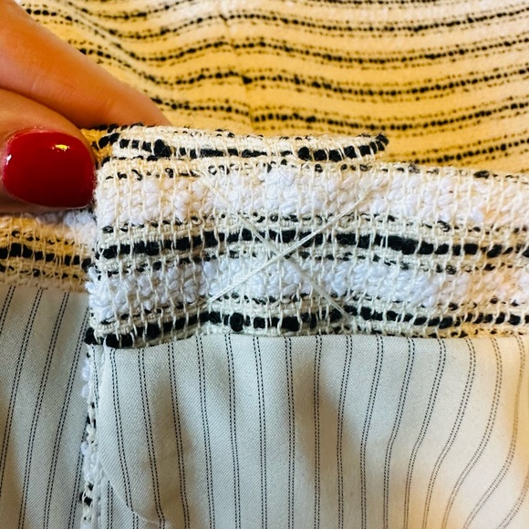 NWOT Veronica Beard Black and White Cutaway Tweed Dickey Jacket - Picture 14 of 14